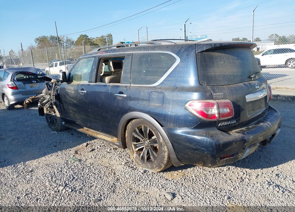 2017 NISSAN ARMADA PLATINUM VIN: JN8AY2NE8H9704214