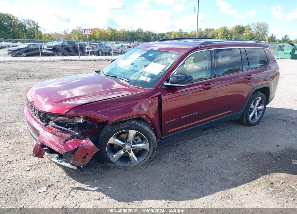 2022 JEEP GRAND CHEROKEE L LIMITED 4X4 VIN: 1C4RJKBGXN8507796