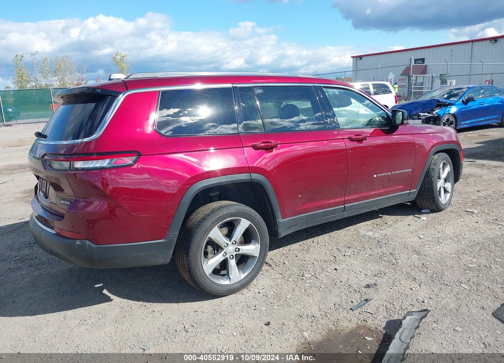 2022 JEEP GRAND CHEROKEE L LIMITED 4X4 VIN: 1C4RJKBGXN8507796