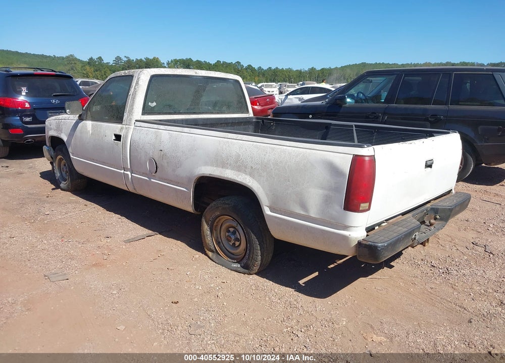 1993 CHEVROLET GMT-400 C1500 VIN: 1GCEC14K9PE212732