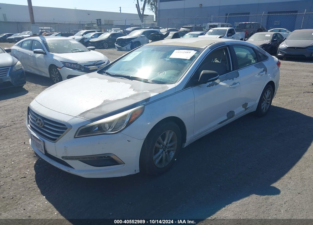 2015 HYUNDAI SONATA SE VIN: 5NPE24AFXFH130387