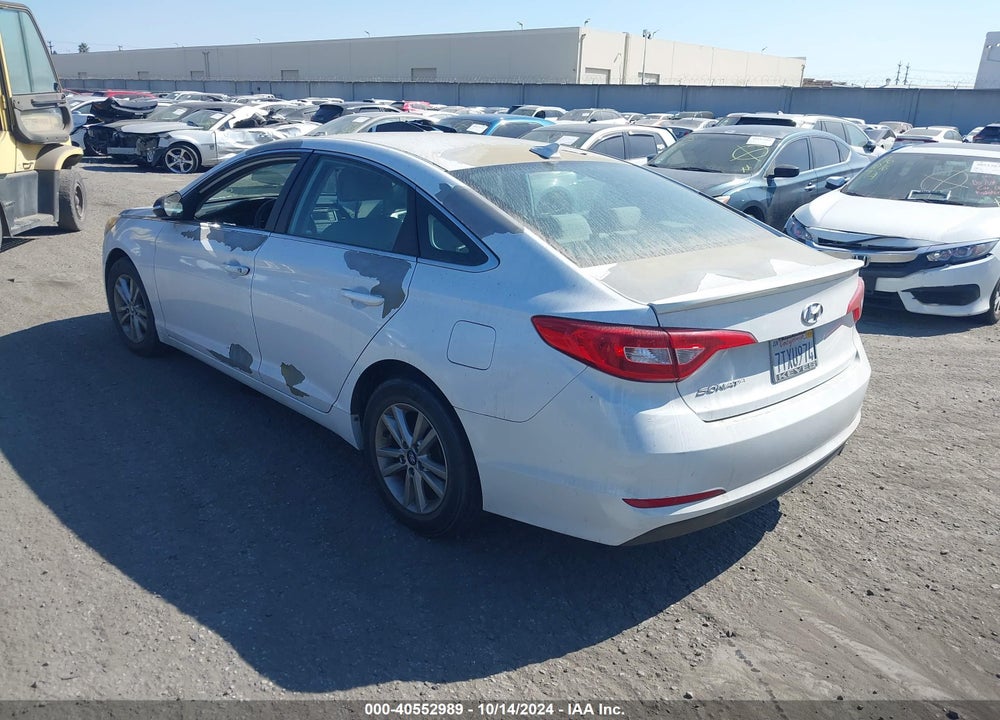 2015 HYUNDAI SONATA SE VIN: 5NPE24AFXFH130387