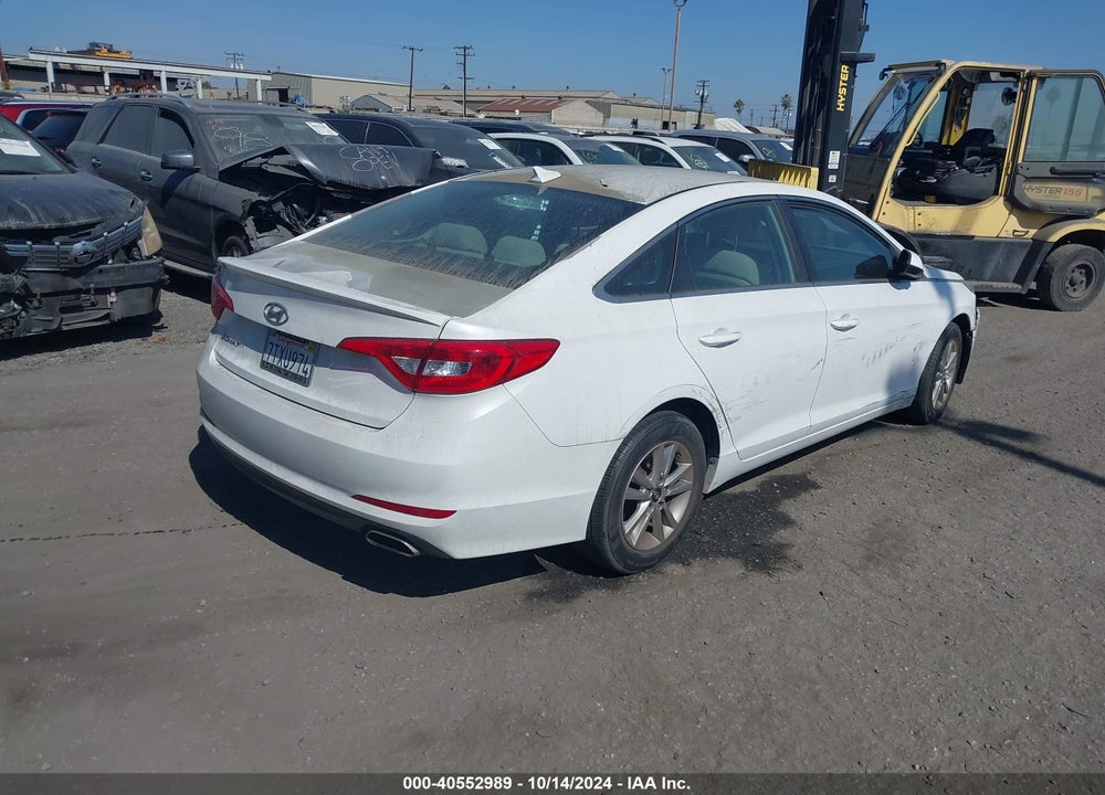 2015 HYUNDAI SONATA SE VIN: 5NPE24AFXFH130387