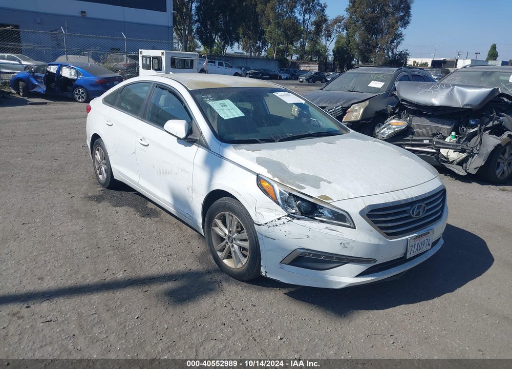 2015 HYUNDAI SONATA SE VIN: 5NPE24AFXFH130387