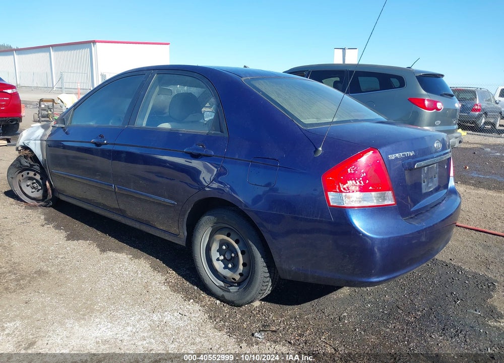 2009 KIA SPECTRA EX VIN: KNAFE222795636093