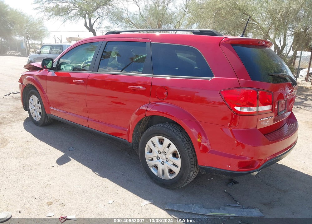 2018 DODGE JOURNEY SXT VIN: 3C4PDCBG1JT533641