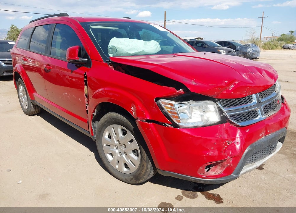 2018 DODGE JOURNEY SXT VIN: 3C4PDCBG1JT533641