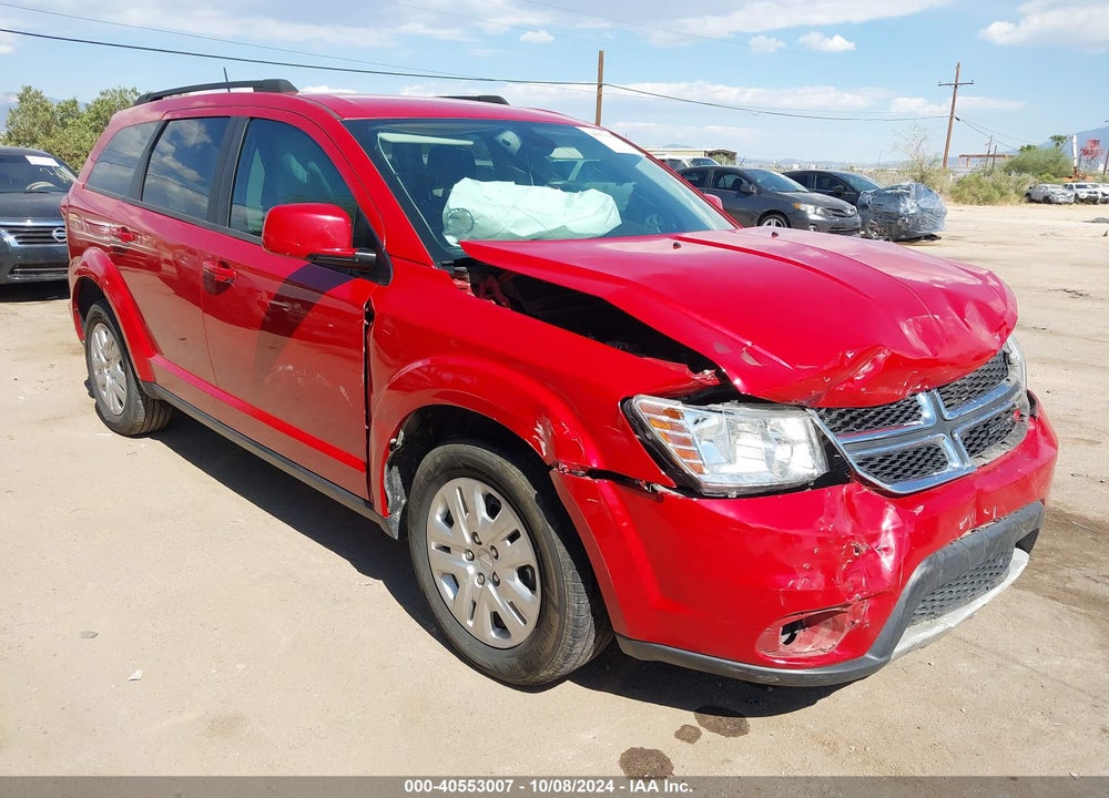 2018 DODGE JOURNEY SXT VIN: 3C4PDCBG1JT533641