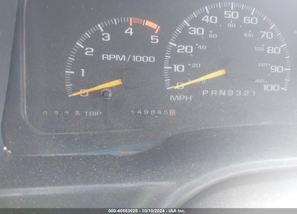 1995 GMC SUBURBAN K1500 VIN: 1GKFK16KXSJ741180