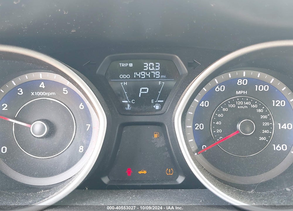2013 HYUNDAI ELANTRA GLS VIN: KMHDH4AEXDU671178