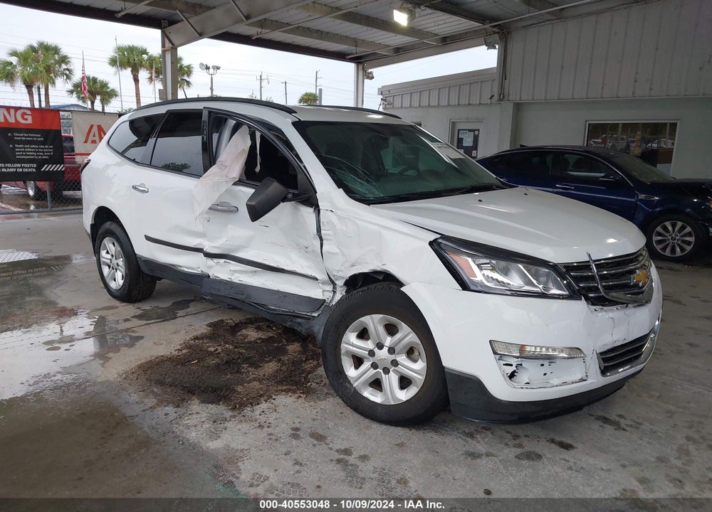 2016 CHEVROLET TRAVERSE LS VIN: 1GNKRFEDXGJ160959