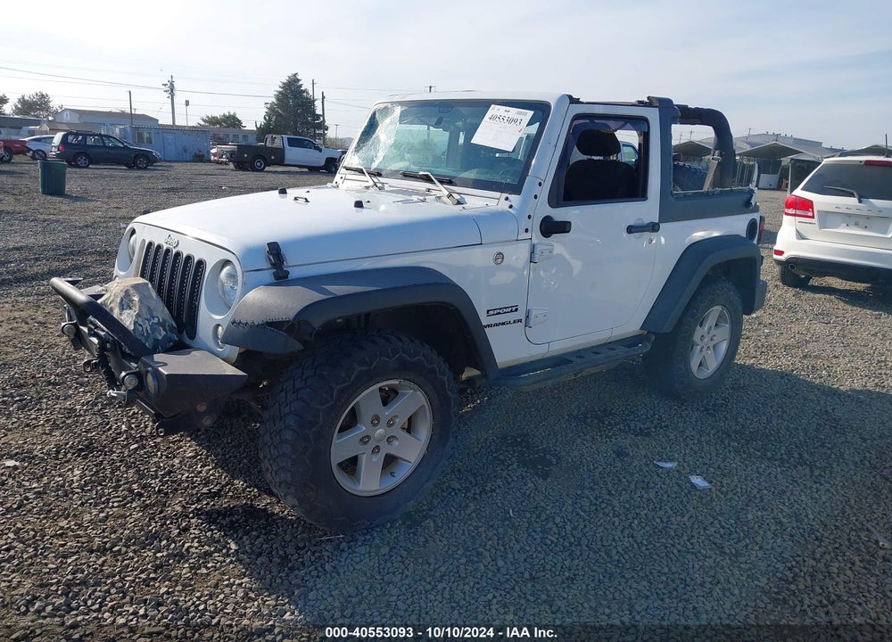2017 JEEP WRANGLER SPORT 4X4 VIN: 1C4AJWAG6HL554587