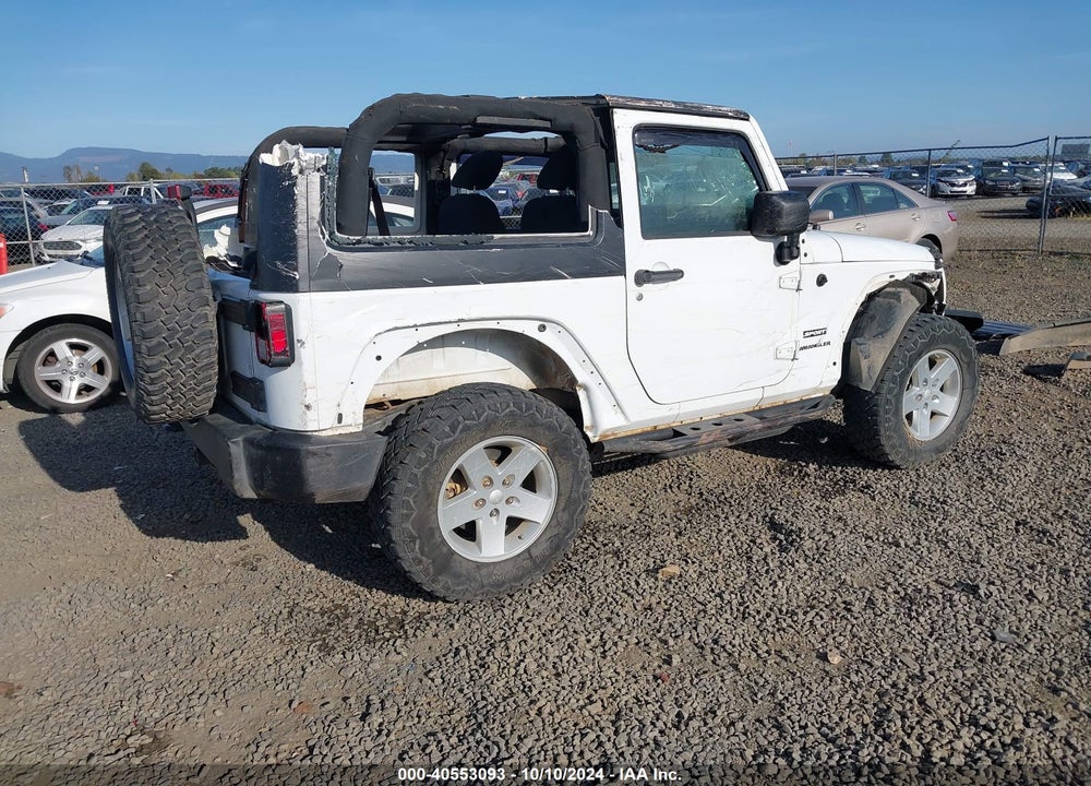 2017 JEEP WRANGLER SPORT 4X4 VIN: 1C4AJWAG6HL554587