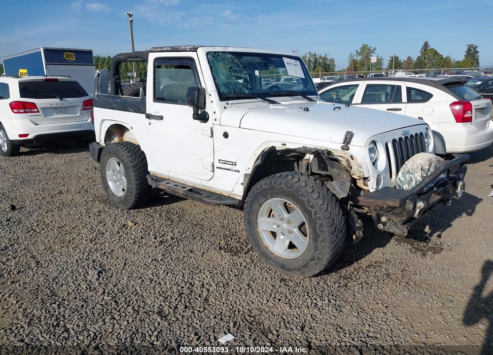 2017 JEEP WRANGLER SPORT 4X4 VIN: 1C4AJWAG6HL554587