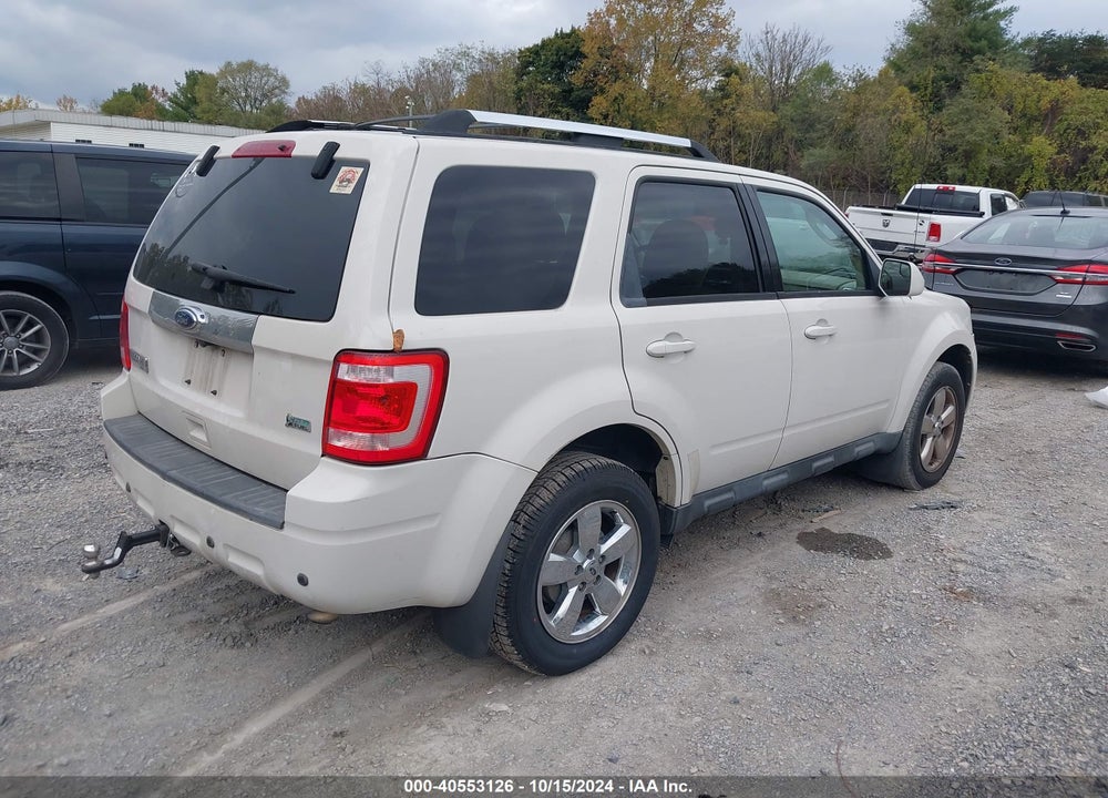 2010 FORD ESCAPE LIMITED VIN: 1FMCU0EG8AKD37637