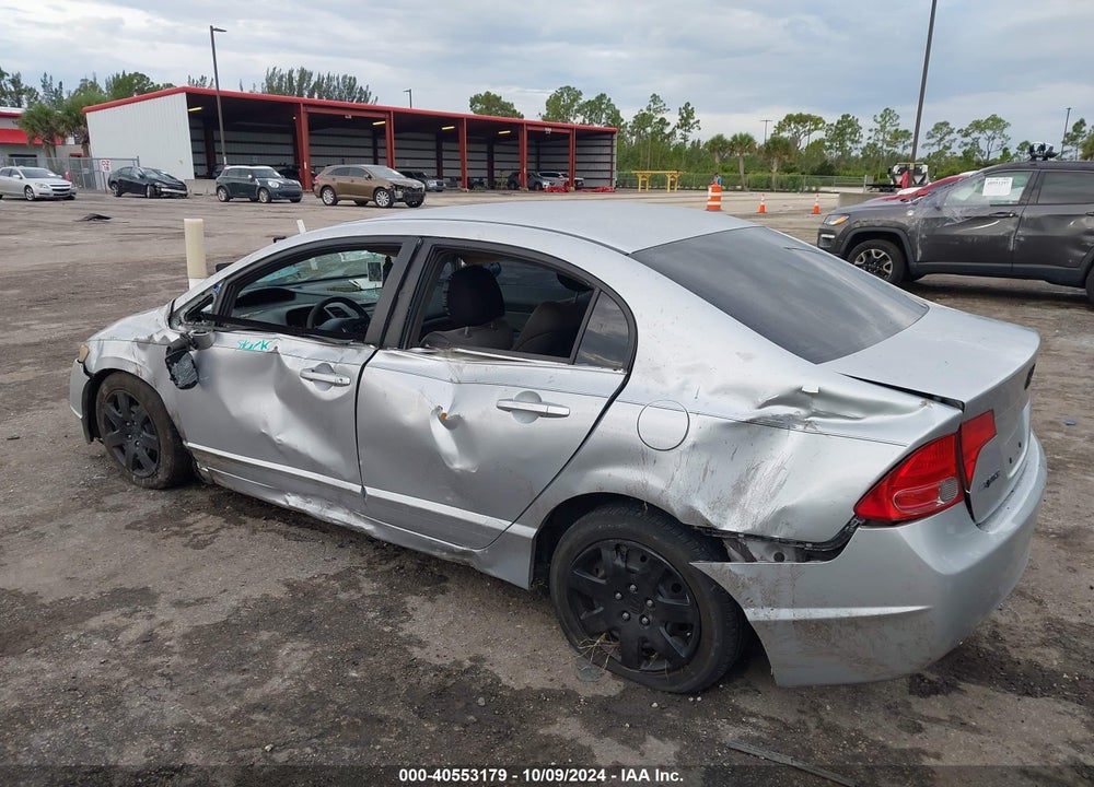 2008 HONDA CIVIC LX VIN: 2HGFA16598H332463