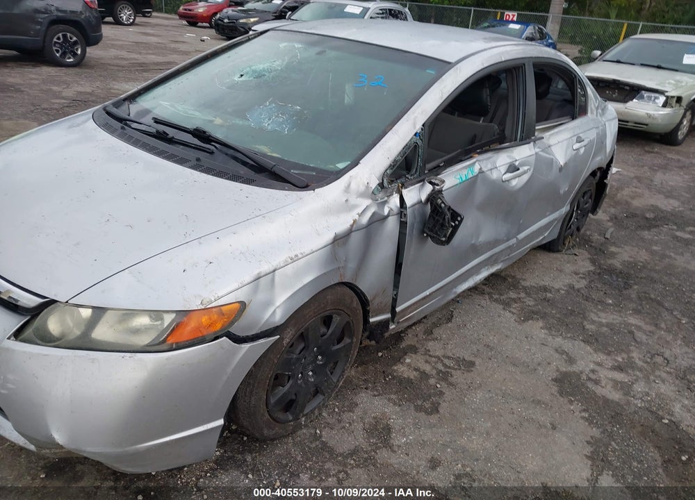 2008 HONDA CIVIC LX VIN: 2HGFA16598H332463