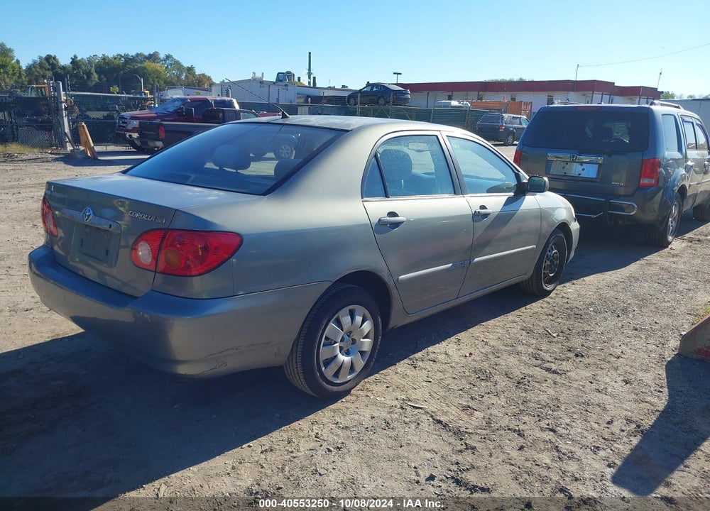 2003 TOYOTA COROLLA LE VIN: 2T1BR38E73C159978