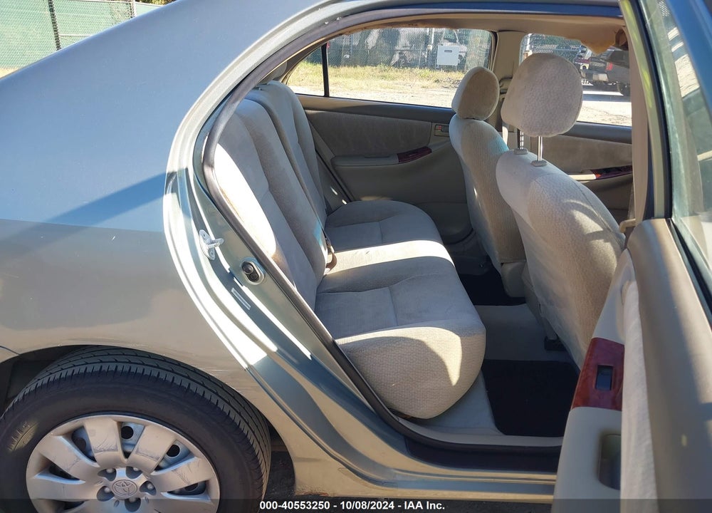 2003 TOYOTA COROLLA LE VIN: 2T1BR38E73C159978