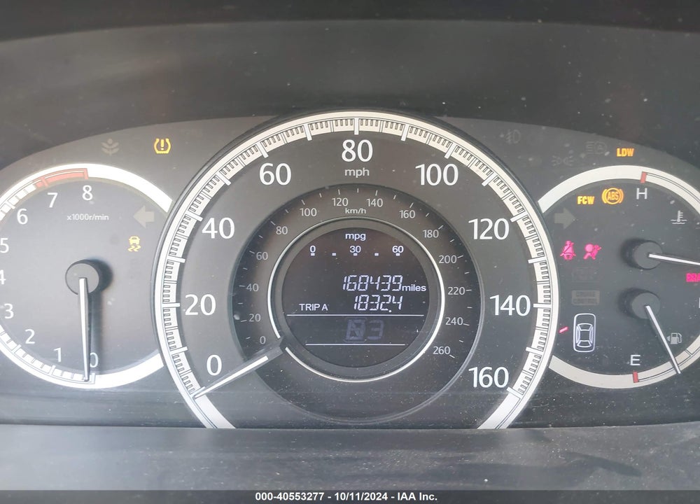 2013 HONDA ACCORD EX-L VIN: 1HGCR2F81DA176696