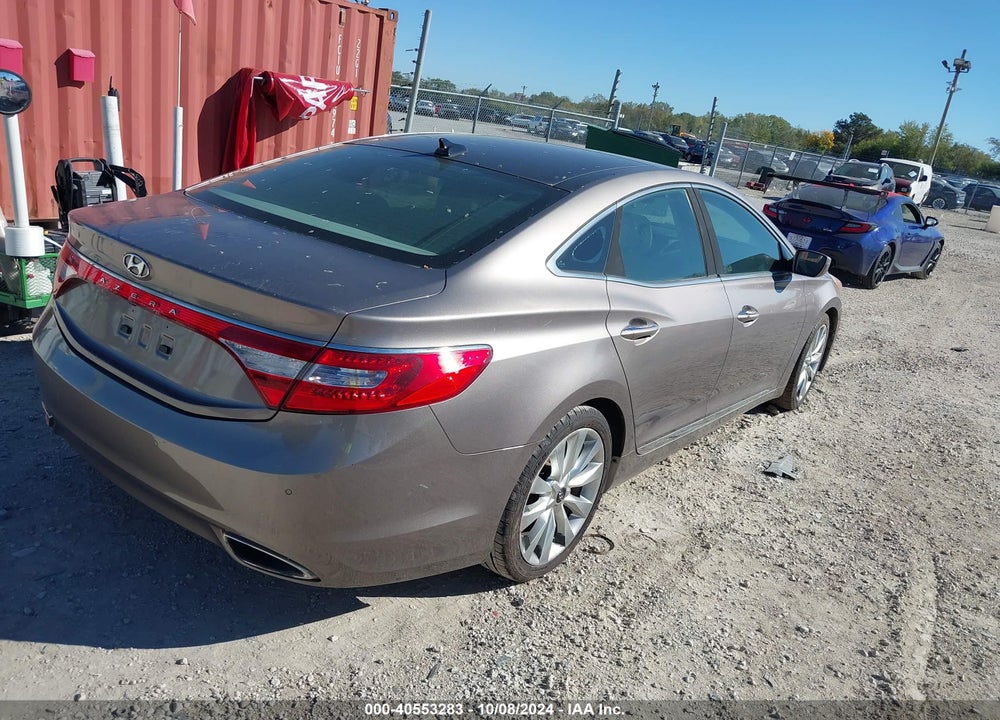 2012 HYUNDAI AZERA VIN: KMHFH4JG9CA171264