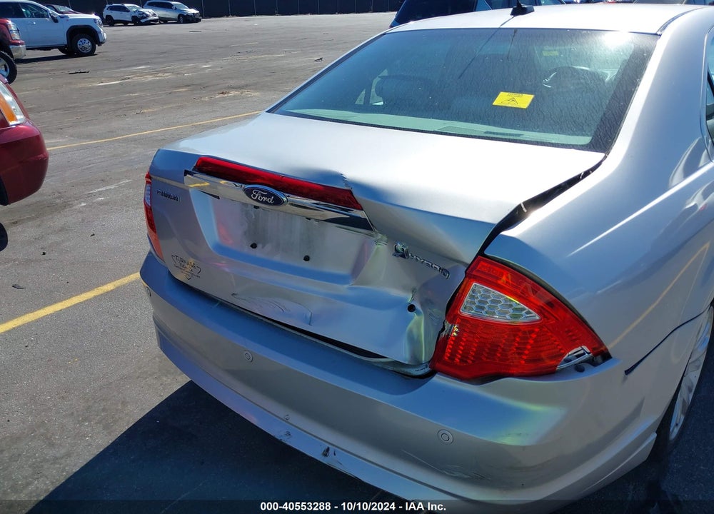 2010 FORD FUSION HYBRID VIN: 3FADP0L3XAR396450