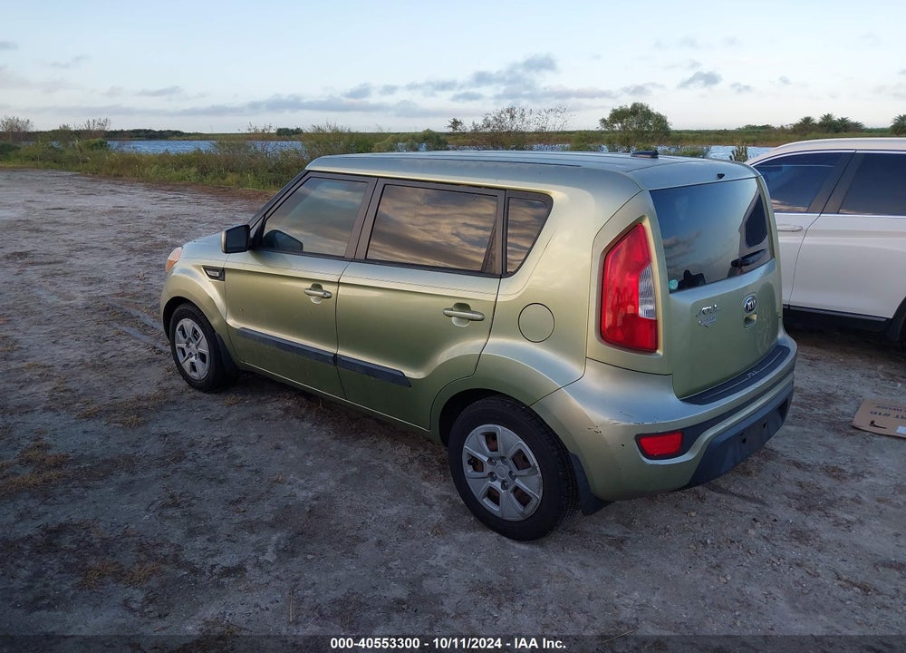 2013 KIA SOUL VIN: KNDJT2A59D7630405