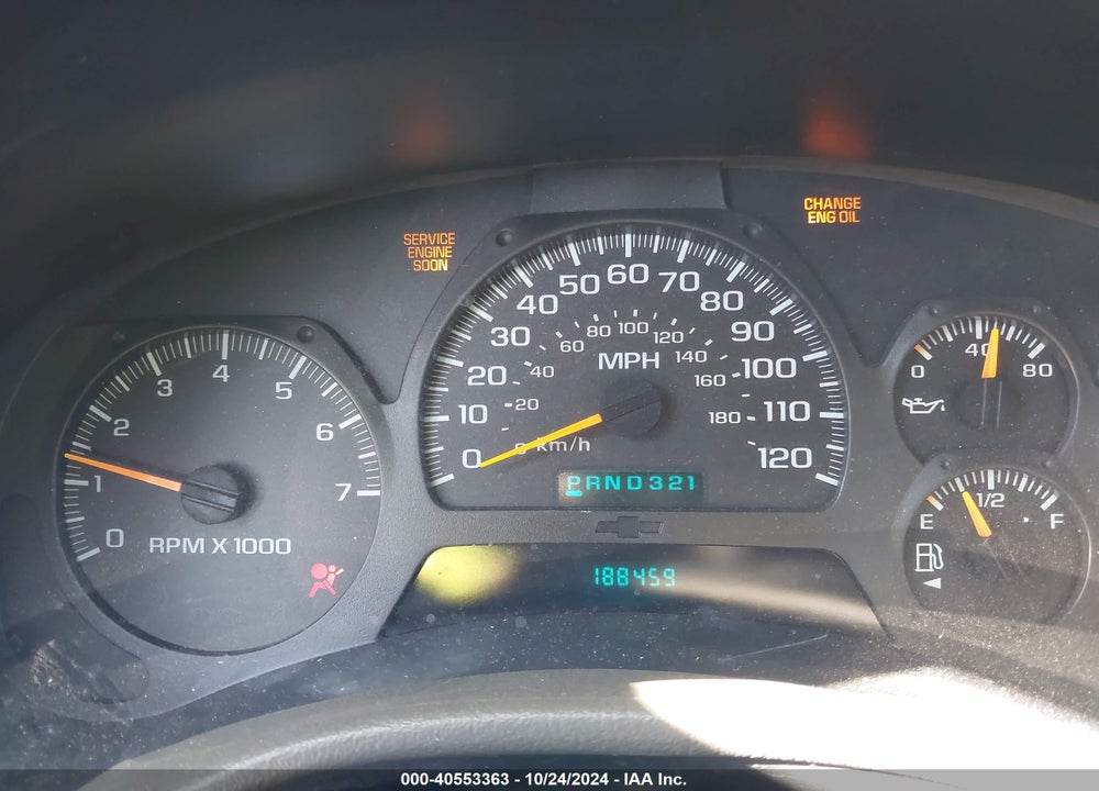 2003 CHEVROLET TRAILBLAZER EXT LT VIN: 1GNES16S536188120