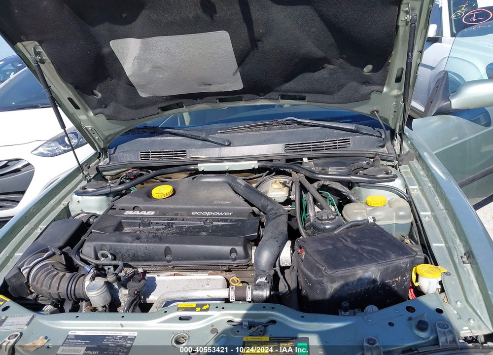 2000 SAAB 9-3 SE SPRING EDITION VIN: YS3DF78K7Y7009496