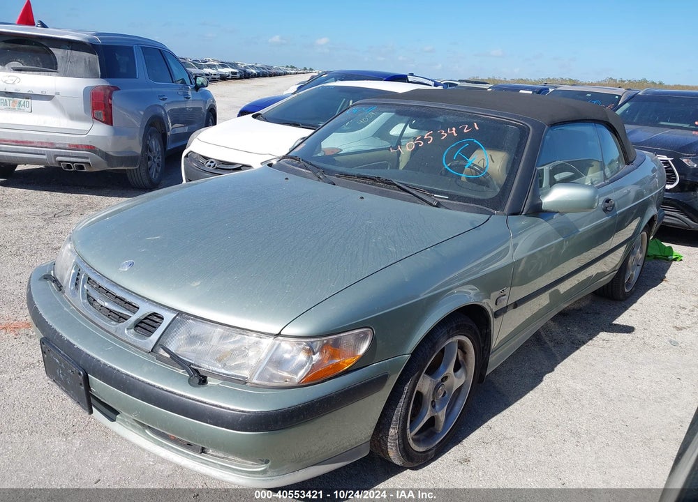 2000 SAAB 9-3 SE SPRING EDITION VIN: YS3DF78K7Y7009496