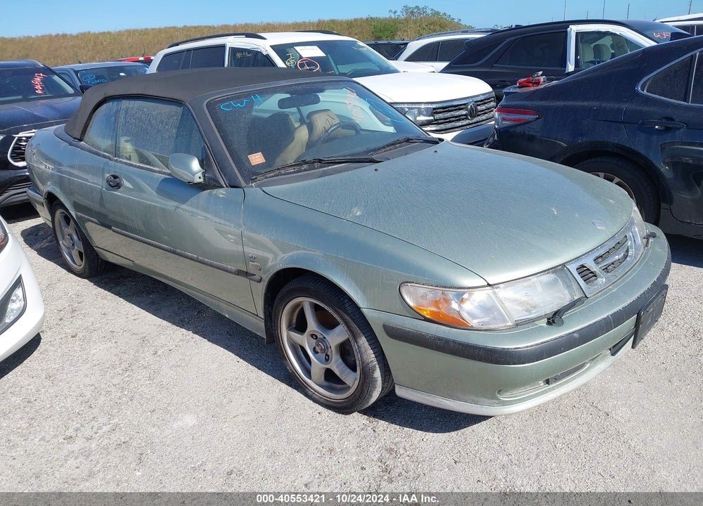 2000 SAAB 9-3 SE SPRING EDITION VIN: YS3DF78K7Y7009496
