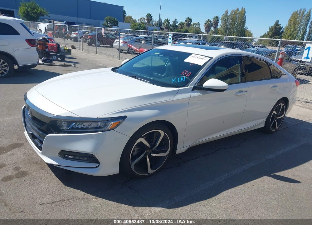 2019 HONDA ACCORD SPORT 2.0T VIN: 1HGCV2F39KA032679