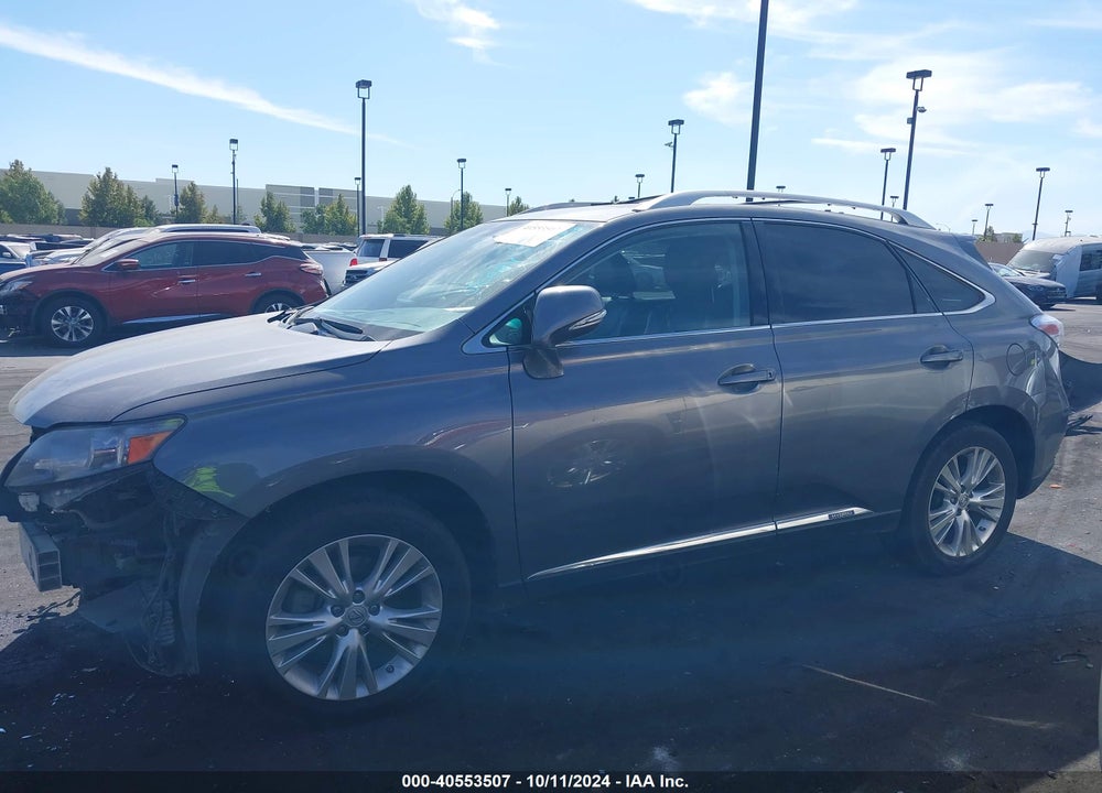 2012 LEXUS RX 450H VIN: JTJBC1BA7C2435860
