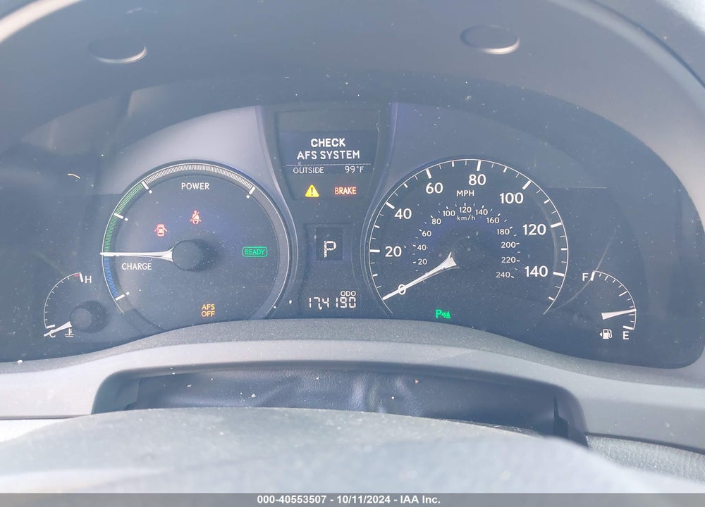 2012 LEXUS RX 450H VIN: JTJBC1BA7C2435860