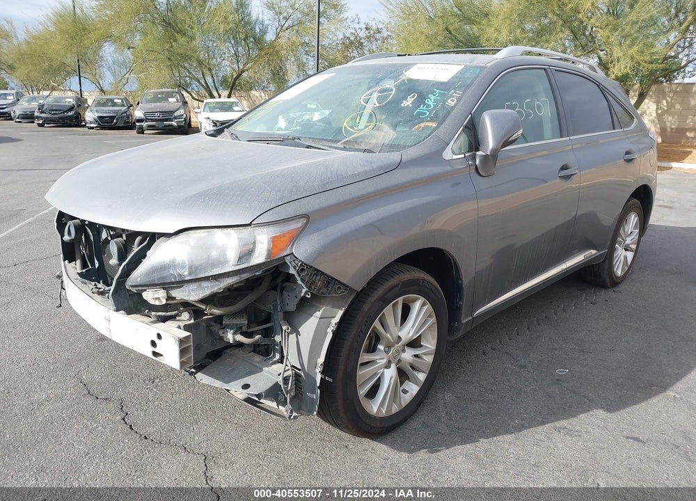 2012 LEXUS RX 450H VIN: JTJBC1BA7C2435860
