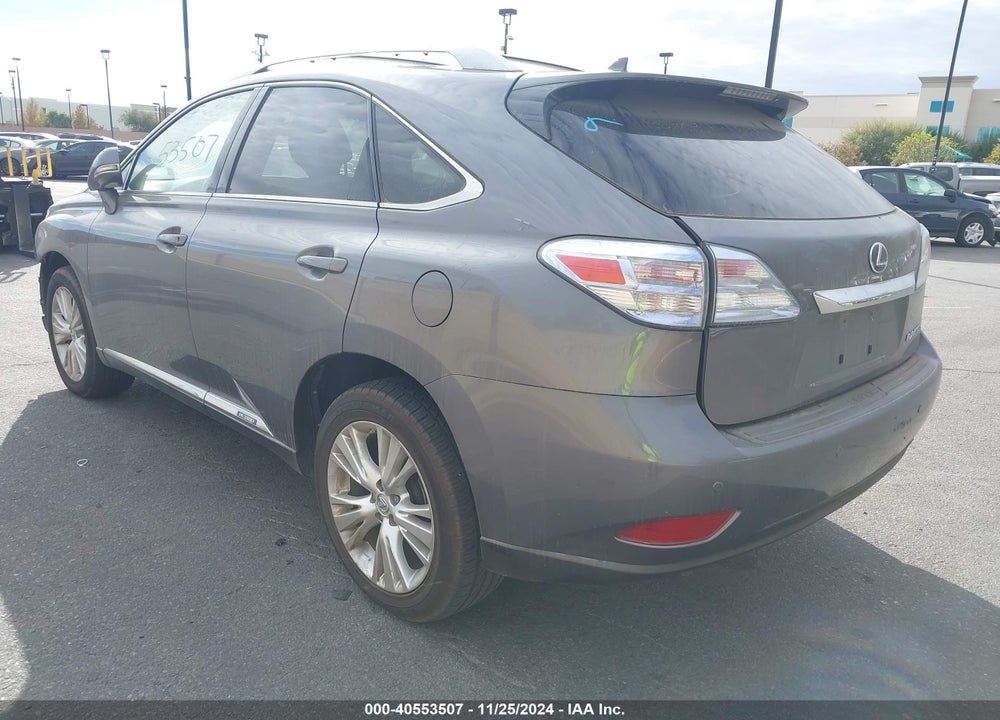 2012 LEXUS RX 450H VIN: JTJBC1BA7C2435860