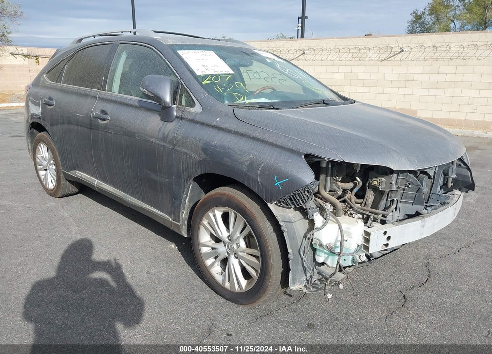 2012 LEXUS RX 450H VIN: JTJBC1BA7C2435860