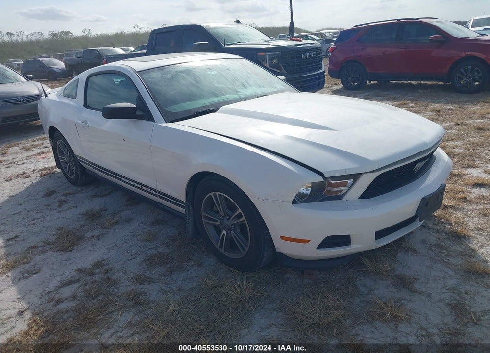 2012 FORD MUSTANG V6 PREMIUM VIN: 1ZVBP8AMXC5287646