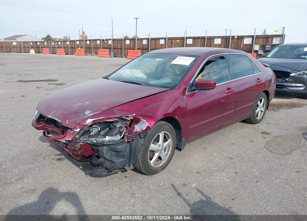 2005 HONDA ACCORD 2.4 EX VIN: 1HGCM56745A154961