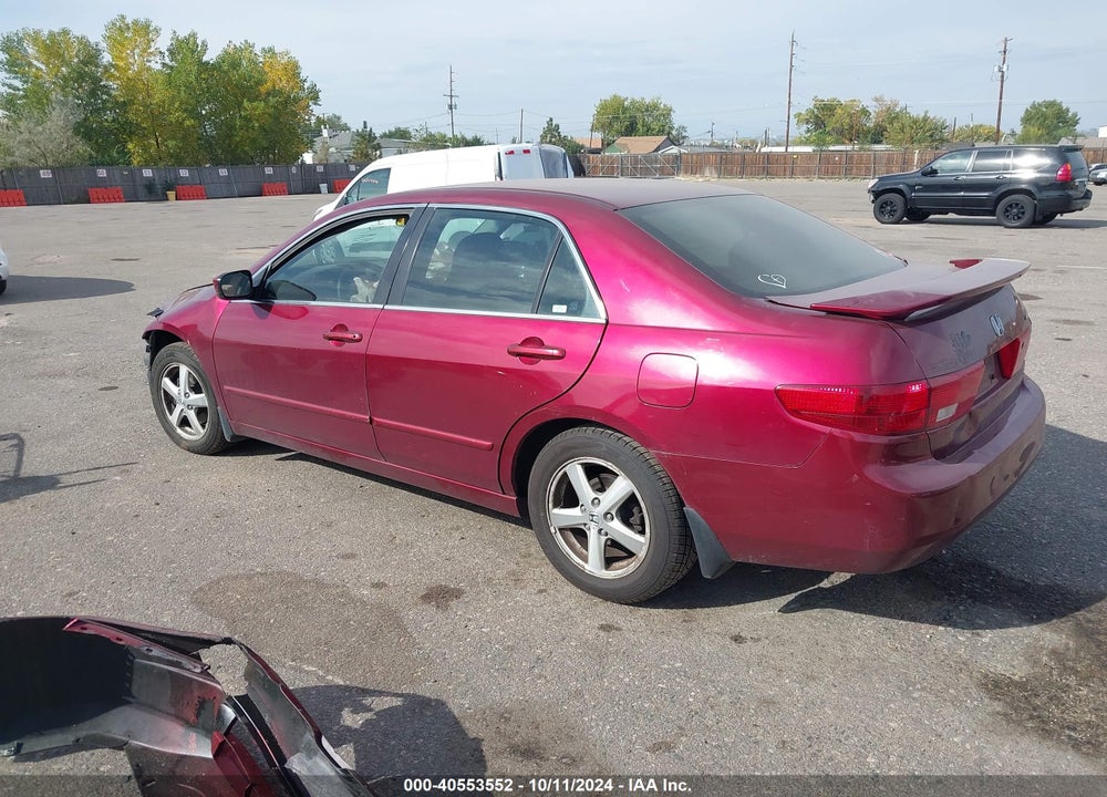 2005 HONDA ACCORD 2.4 EX VIN: 1HGCM56745A154961