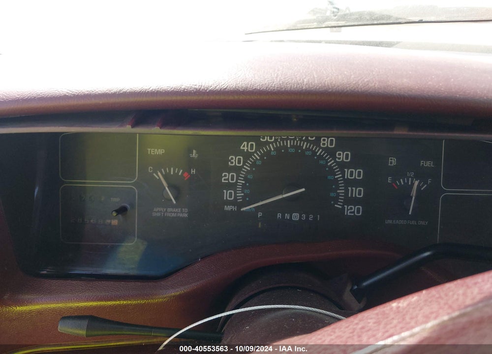 1995 BUICK ROADMASTER VIN: 1G4BN52P7SR427820