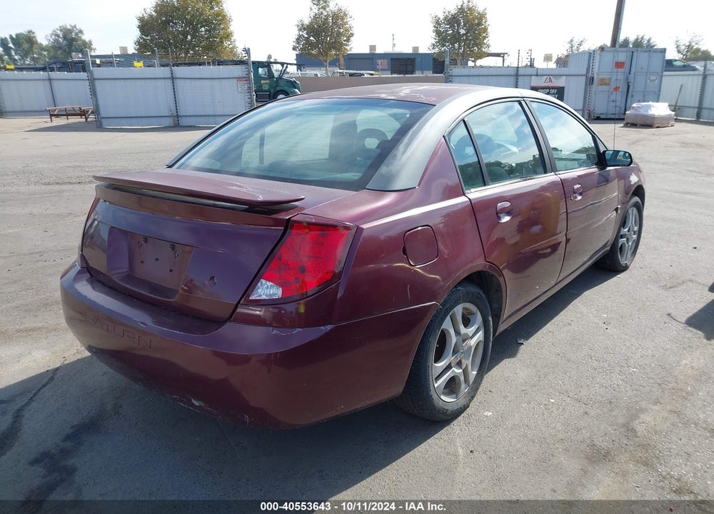2003 SATURN ION 3 VIN: 1G8AL52F03Z123477
