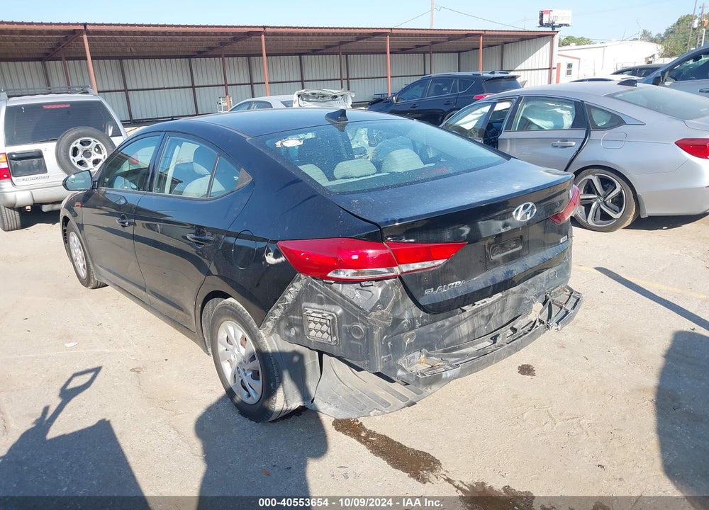 2017 HYUNDAI ELANTRA SE VIN: 5NPD74LF1HH207130