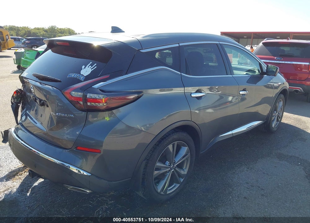 2019 NISSAN MURANO PLATINUM VIN: 5N1AZ2MJ2KN138083