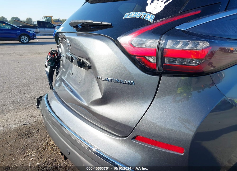 2019 NISSAN MURANO PLATINUM VIN: 5N1AZ2MJ2KN138083