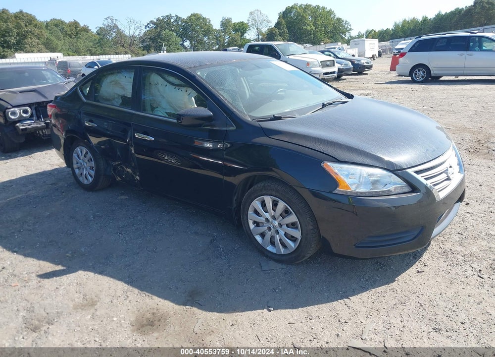 2013 NISSAN SENTRA S VIN: 3N1AB7AP2DL752670