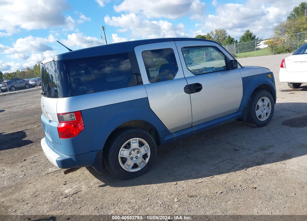 2006 HONDA ELEMENT LX VIN: 5J6YH28356L022339