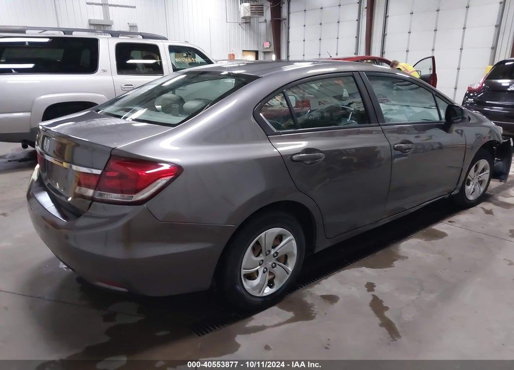 2013 HONDA CIVIC LX VIN: 19XFB2F51DE075113