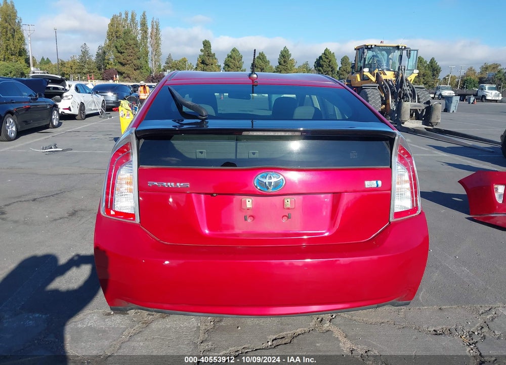 2012 TOYOTA PRIUS THREE VIN: JTDKN3DU1C5527593
