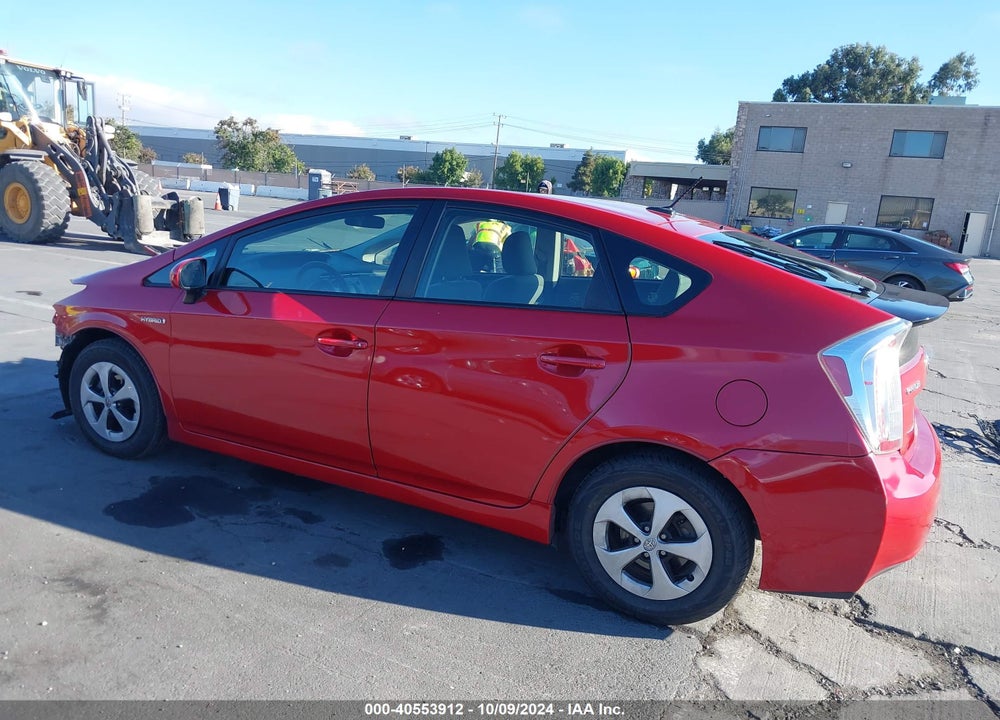 2012 TOYOTA PRIUS THREE VIN: JTDKN3DU1C5527593